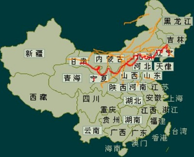 map of great wall of china  China map, Great wall of china, History