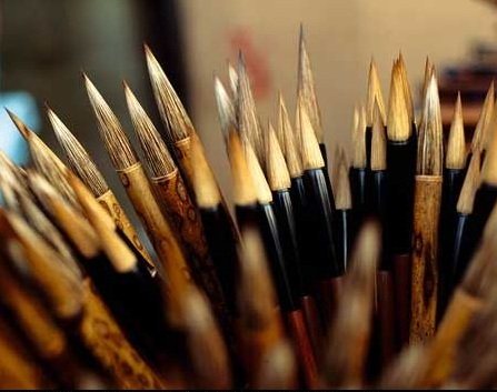 Chinese Calligraphy: brushes