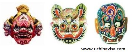 Chinese Masks: Tibet Masks